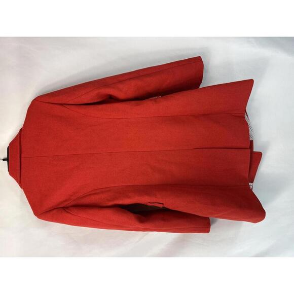 New - Haute Edition Red Women's Wool Blend Coat Size Small - Picture 3 of 5